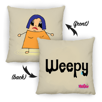 MOOD Pillow: WEEPY WANDA